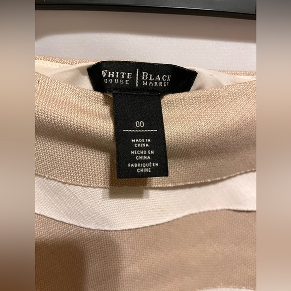 WHBM mixed media layered pencil skirt size 00 - Picture 2 of 5